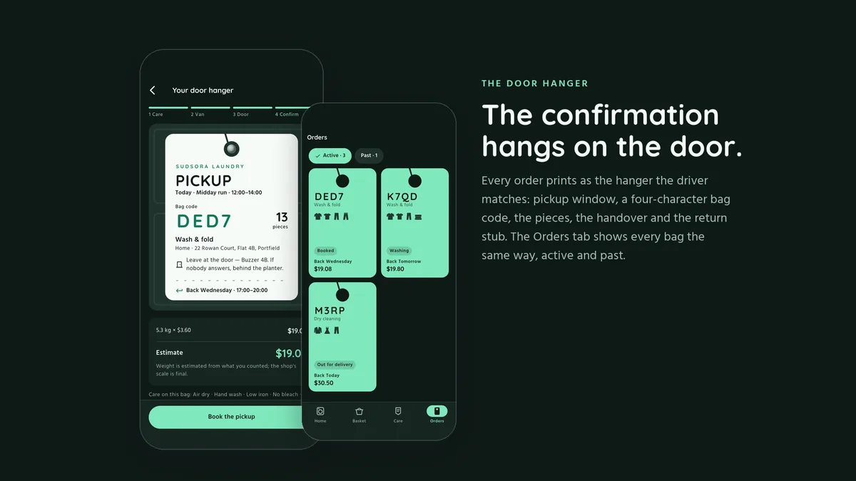 Door hanger — Sudsora